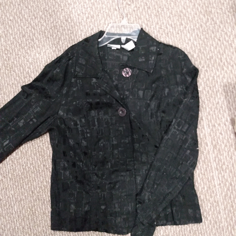 Lightweight Chico's black jacket